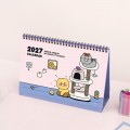 카카오 2027 베이직 탁상 캘린더 핑크 신학기 학교 달력 다이어리 선물