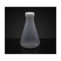 플라스틱 삼각플라스크 250ml (흰캡)