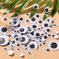 비접착 입체 모형 눈알 약 20mm 1봉 약500개 인형눈 가짜눈 공예 부자재 미술 교습소